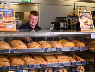 Warrens bakery plants its flag at Trago Mills, Newton Abbot