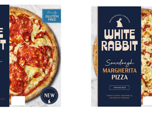 White Rabbit expands frozen gluten-free pizza range with sourdough reformulation