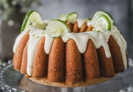 Unsweetened lime cake
