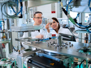 AI packaging in lab